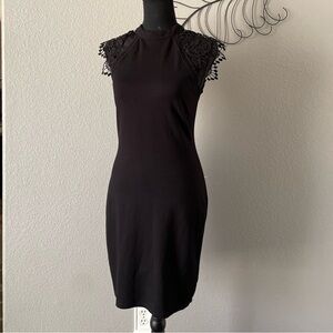 Black evening dress